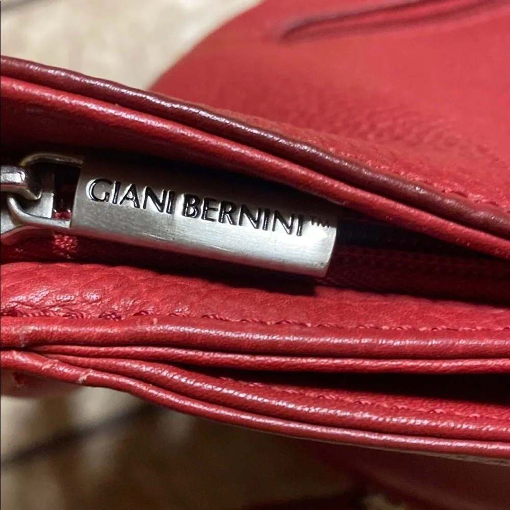 Sophisticated Red Leather Shoulder Bag with Casual Style Practical Crossbody